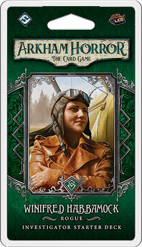 Arkham Horror: The Card Game – Winifred Habbamock: Investigator Starter Deck board game cover