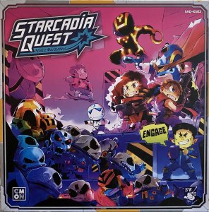 Starcadia Quest: Space Marauders board game cover