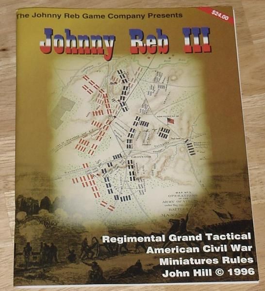 Johnny Reb III: Regimental Grand Tactical American Civil War Miniatures Rules board game cover