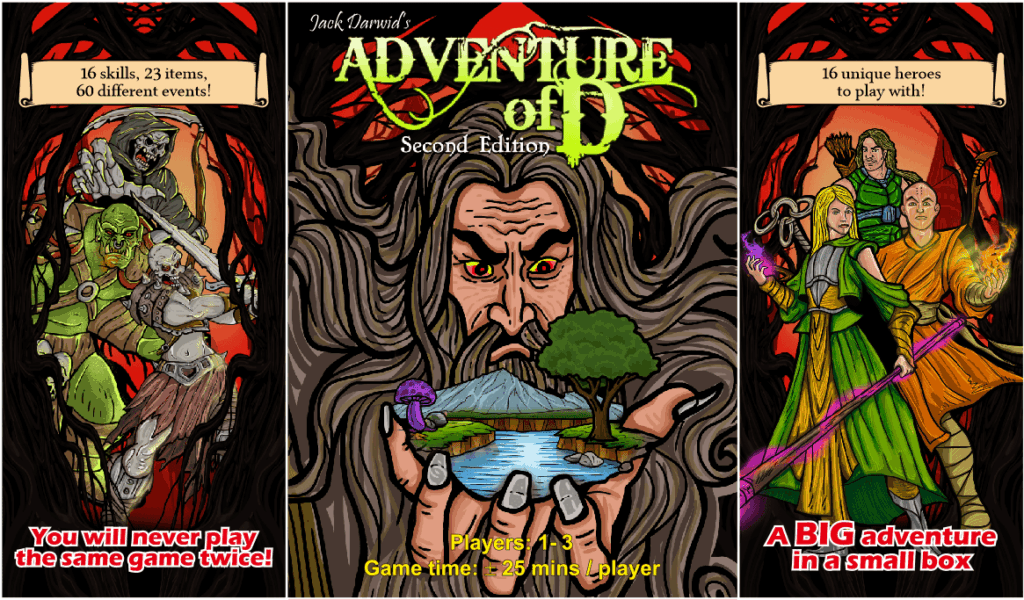 Adventure of D (Second Edition) board game cover