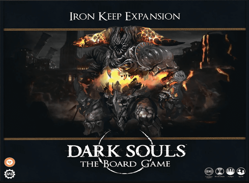 Dark Souls: The Board Game – Iron Keep Expansion board game cover