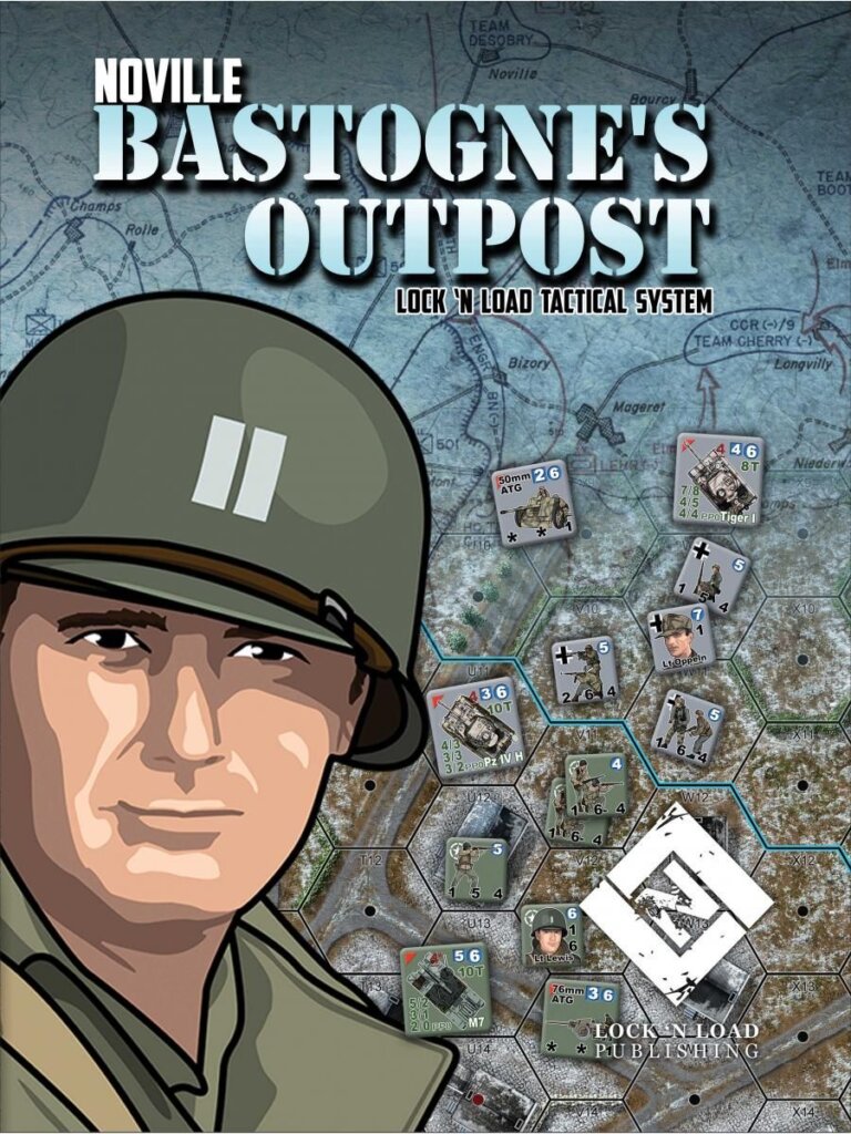 Lock ‘n Load: Noville – Bastogne’s Outpost board game cover