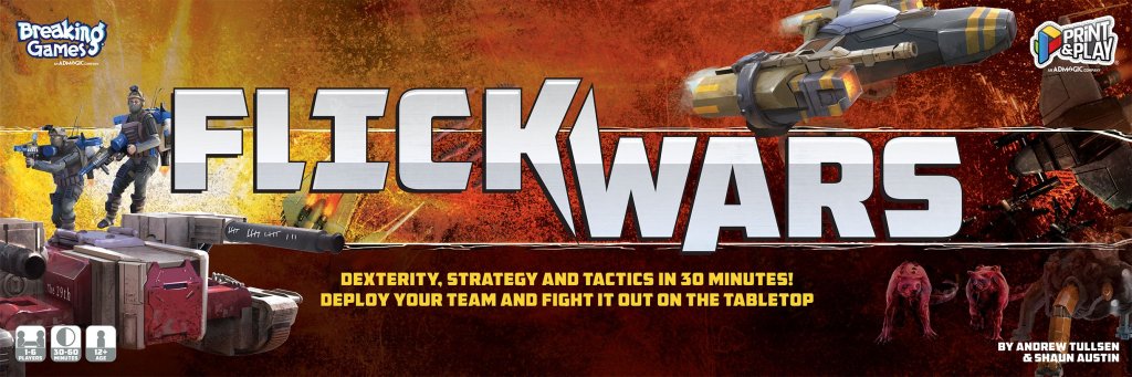 Flick Wars board game cover