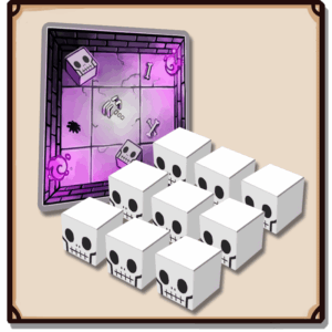 Dungeon Drop: Skeleton Skulls Mini-Expansion board game cover