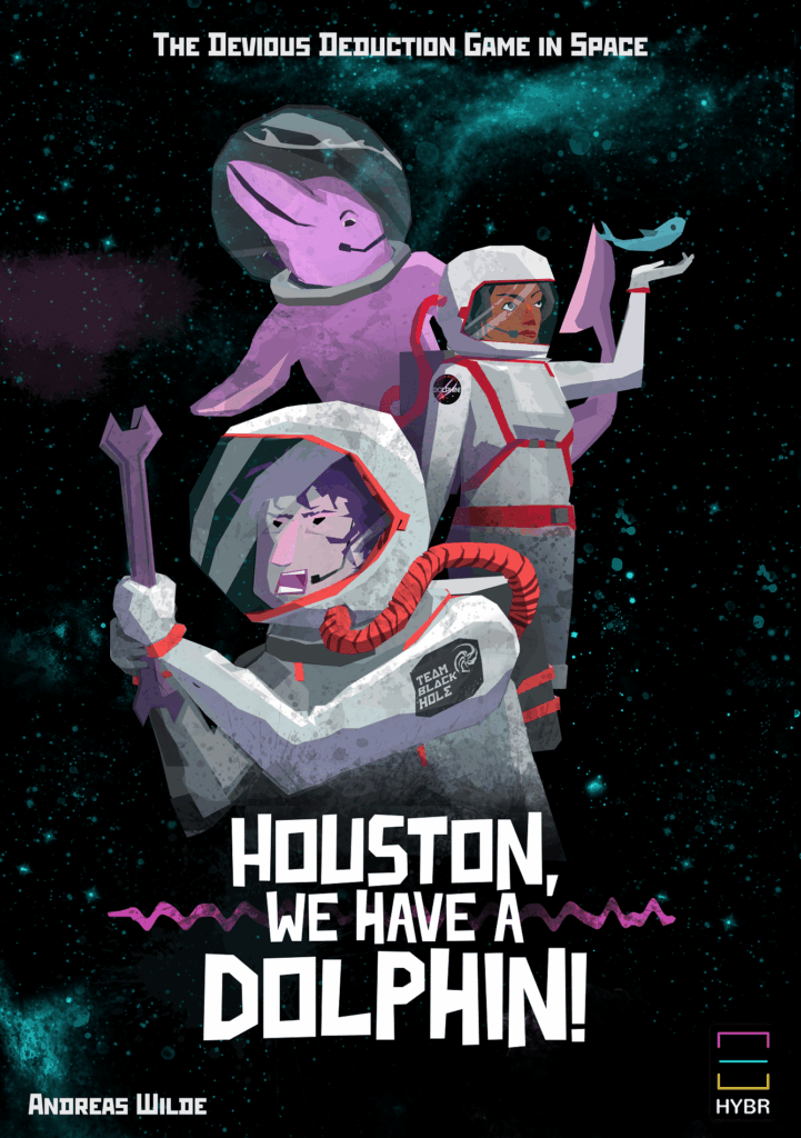 Houston, We Have a Dolphin! board game cover
