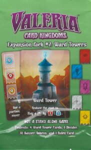 Valeria: Card Kingdoms – Expansion Pack #07: Ward Towers board game cover