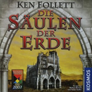 Die Säulen der Erde board game cover