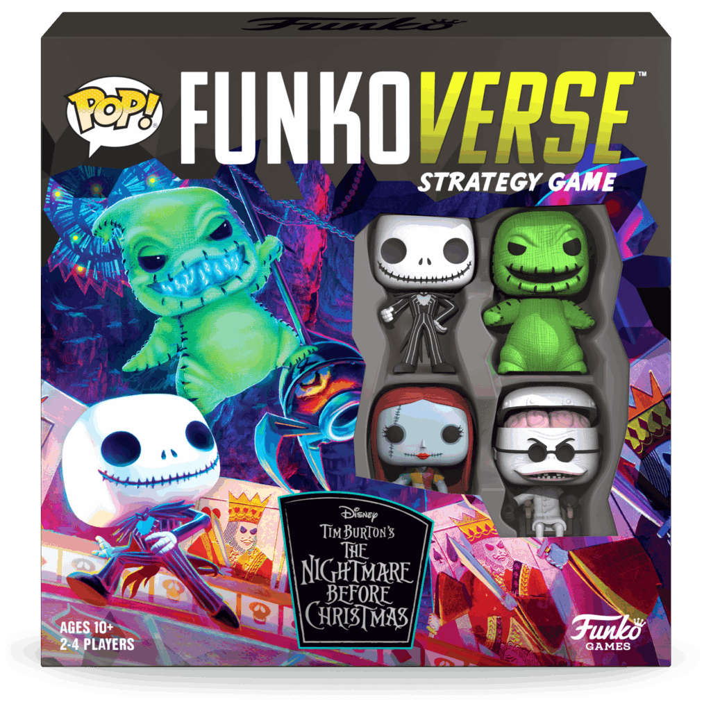 Funkoverse Strategy Game: Tim Burton’s The Nightmare Before Christmas 100 board game cover