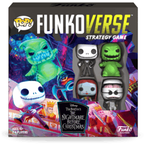 Funkoverse Strategy Game: Tim Burton’s The Nightmare Before Christmas 100 board game cover