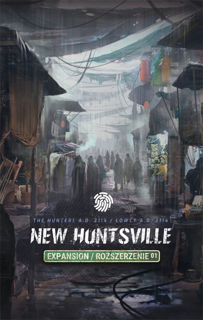 The Hunters A.D. 2114: New Huntsville board game cover