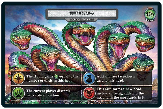 Hero Realms: Hydra Boss Challenge board game cover