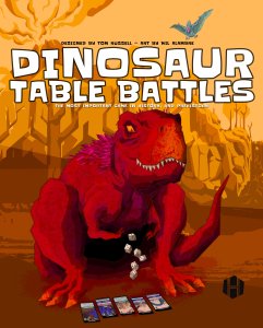 Dinosaur Table Battles board game cover