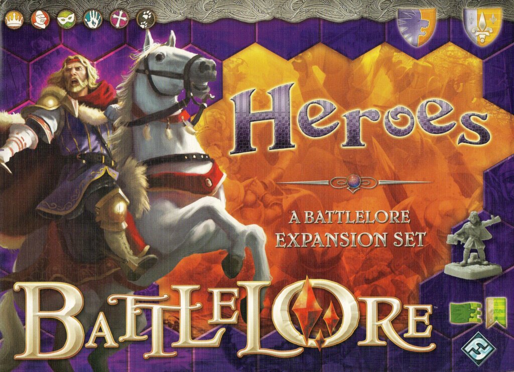 BattleLore: Heroes Expansion board game cover