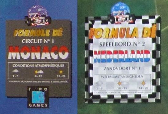 Formula Dé Circuits 1 & 2: Monaco & Zandvoort 1 board game cover