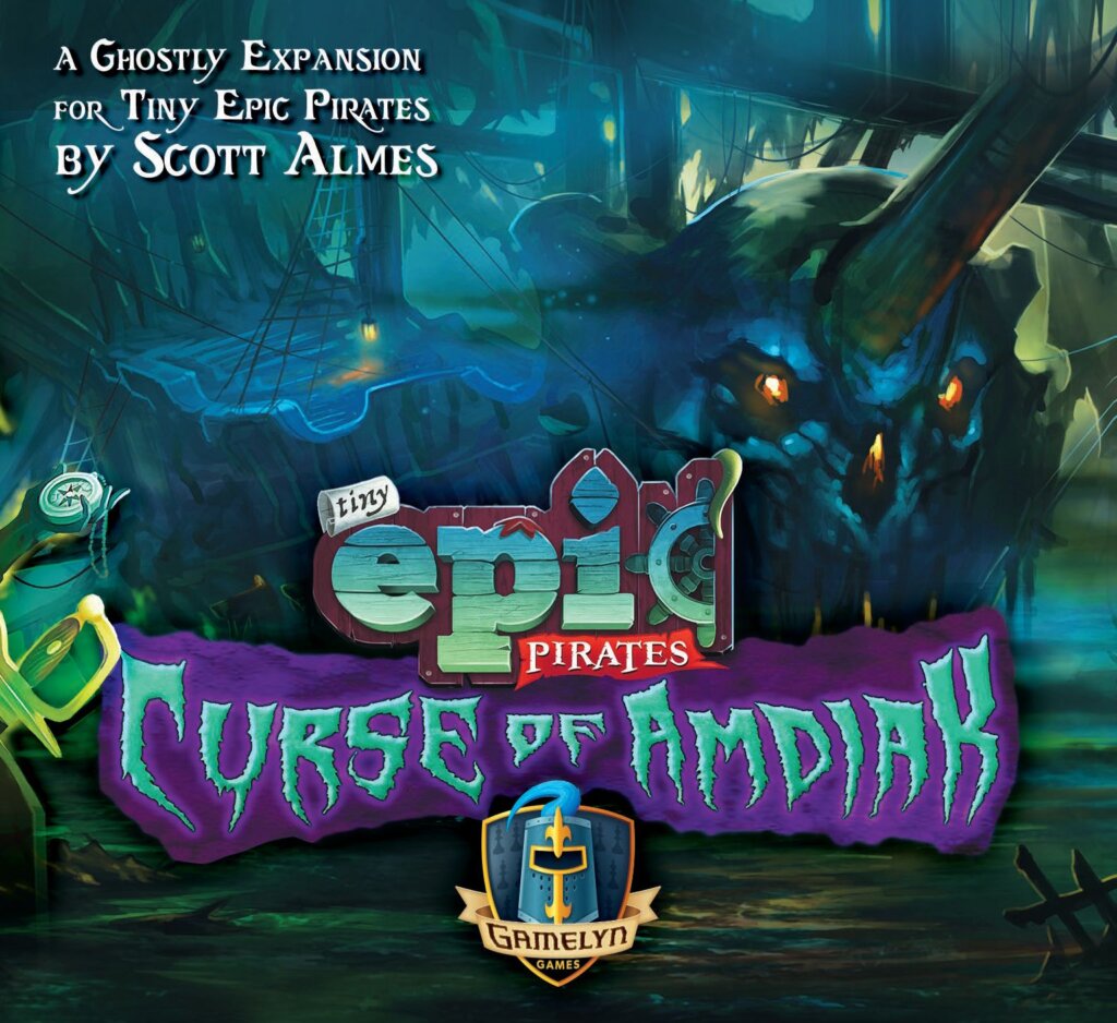 Tiny Epic Pirates: Curse of Amdiak board game cover