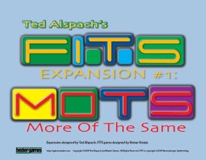 FITS: Expansion #1 – MOTS: More Of The Same board game cover