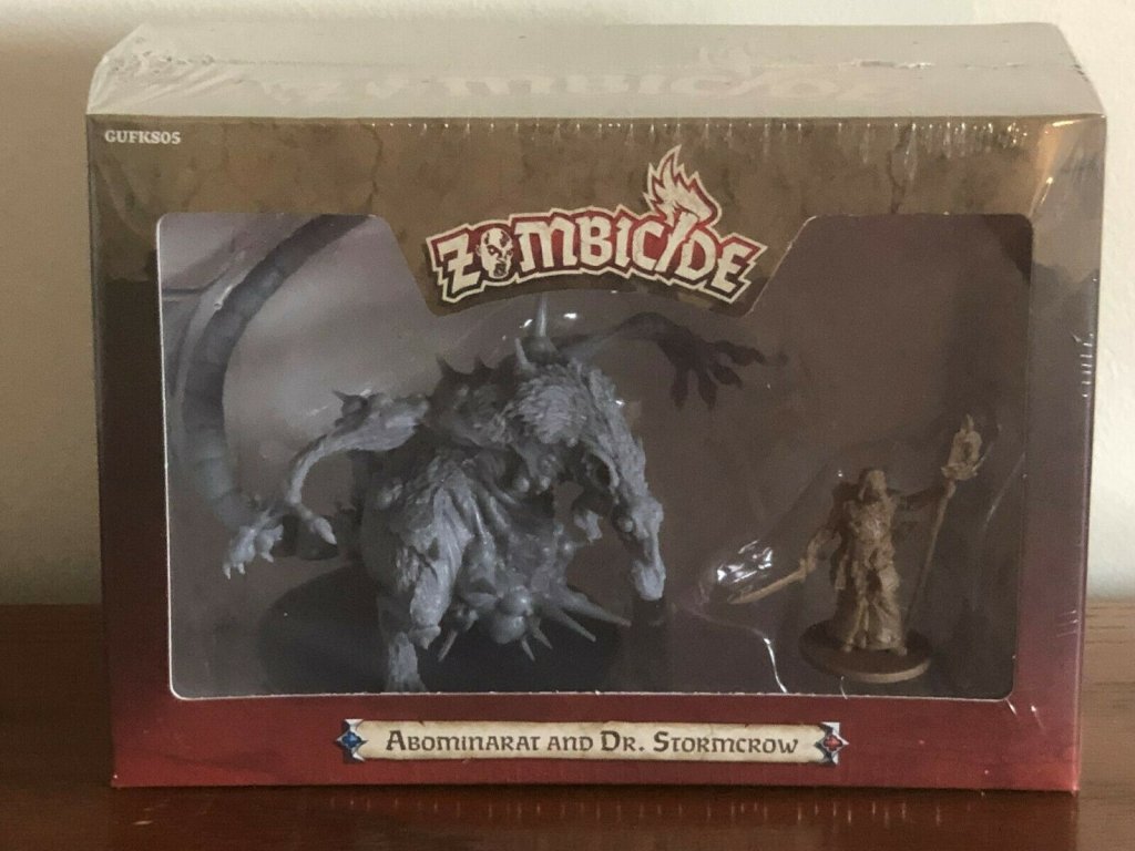 Zombicide: Black Plague – Abominarat and Dr. Stormcrow board game cover