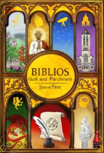 Biblios: Quill and Parchment board game cover