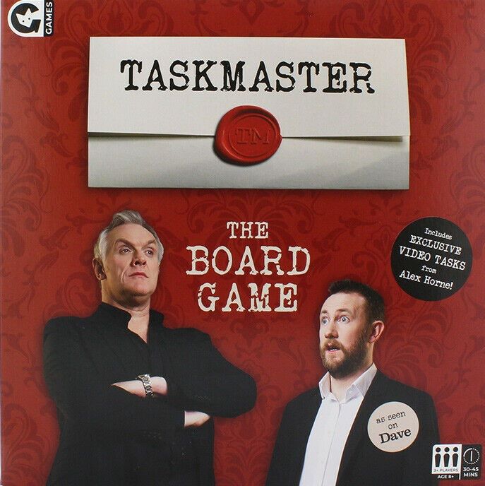 Taskmaster: The Board Game board game cover