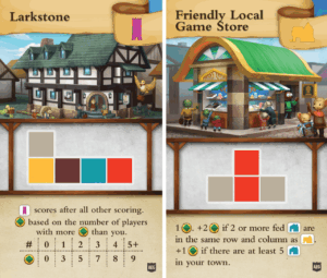 Tiny Towns: FLGS and Larkstone Promo Cards board game cover