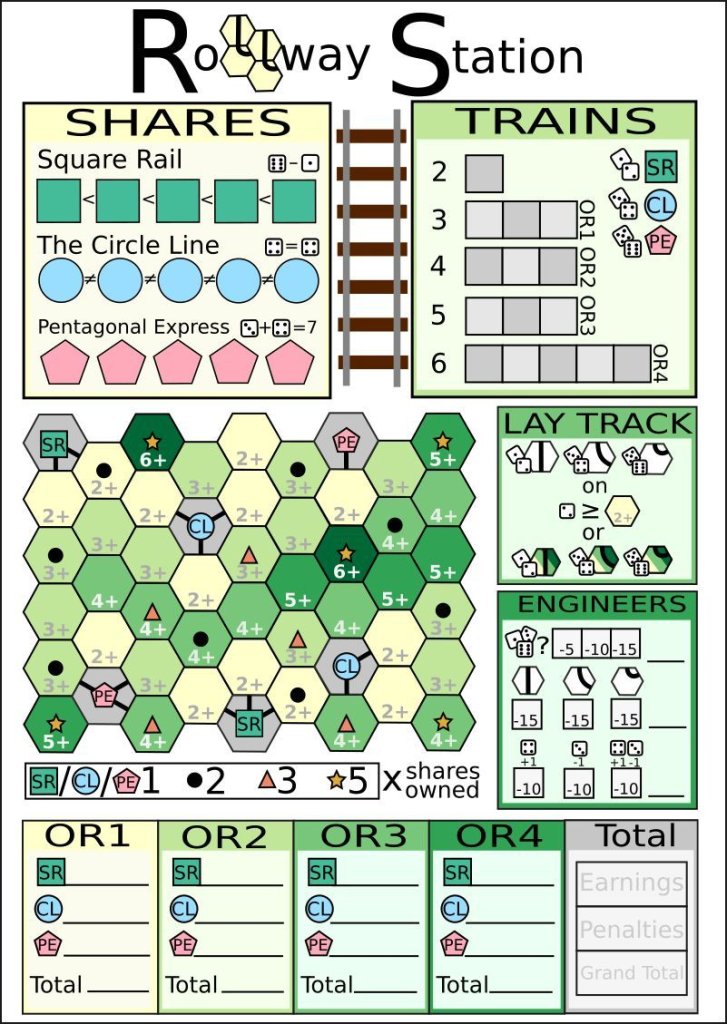 Rollway Station board game cover