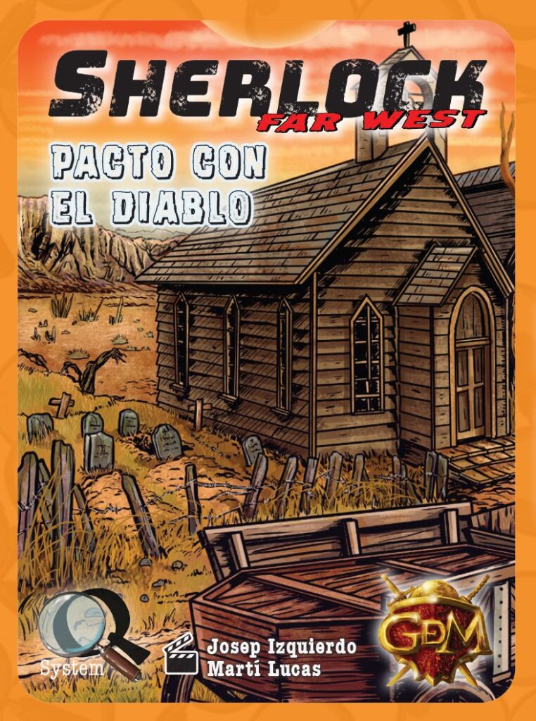 Sherlock Far West: Pacto con el diablo board game cover
