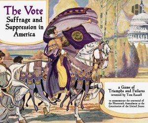 The Vote: Suffrage and Suppression in America board game cover