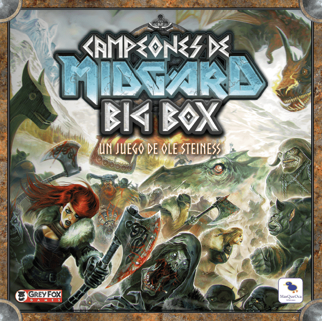 Campeones de Midgard: Big Box board game cover