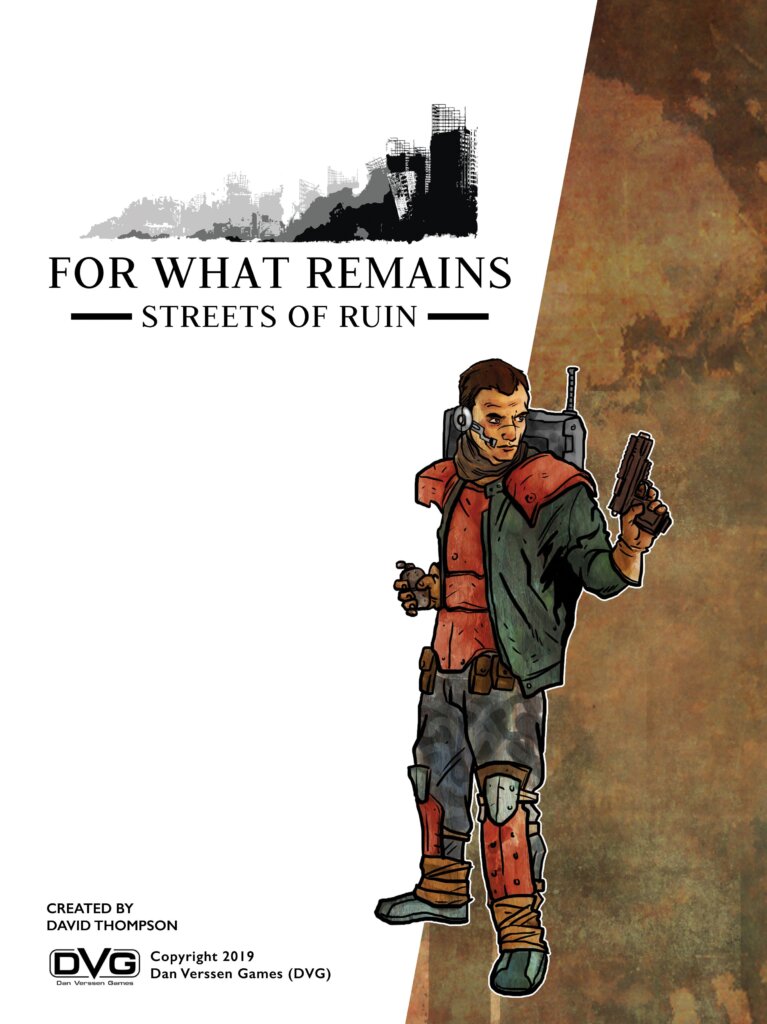 For What Remains: Streets of Ruin board game cover