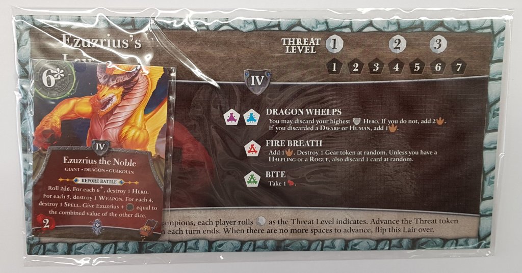 Thunderstone Quest: Barricades Mode – Ezuzrius’ Lair Promo board game cover