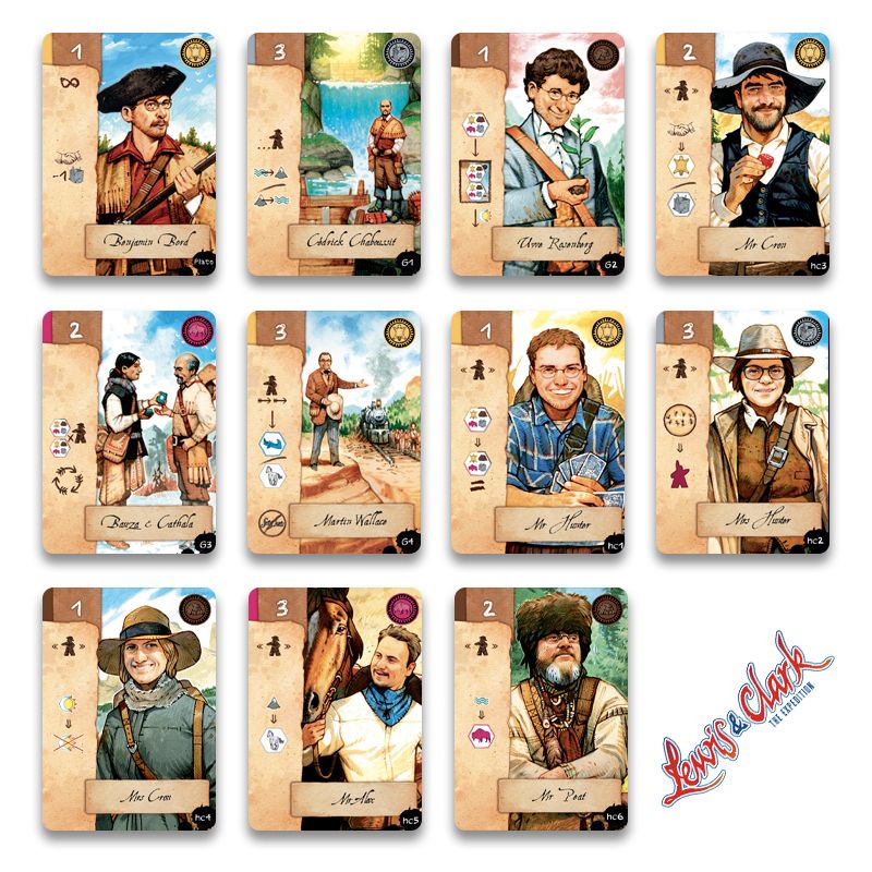 Lewis & Clark: Promo Cards board game cover