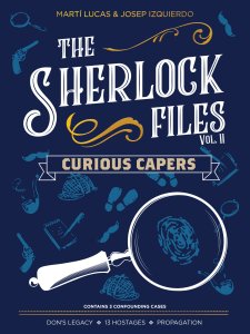 The Sherlock Files: Vol II – Curious Capers board game cover