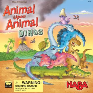 Animal Upon Animal: Dinos board game cover
