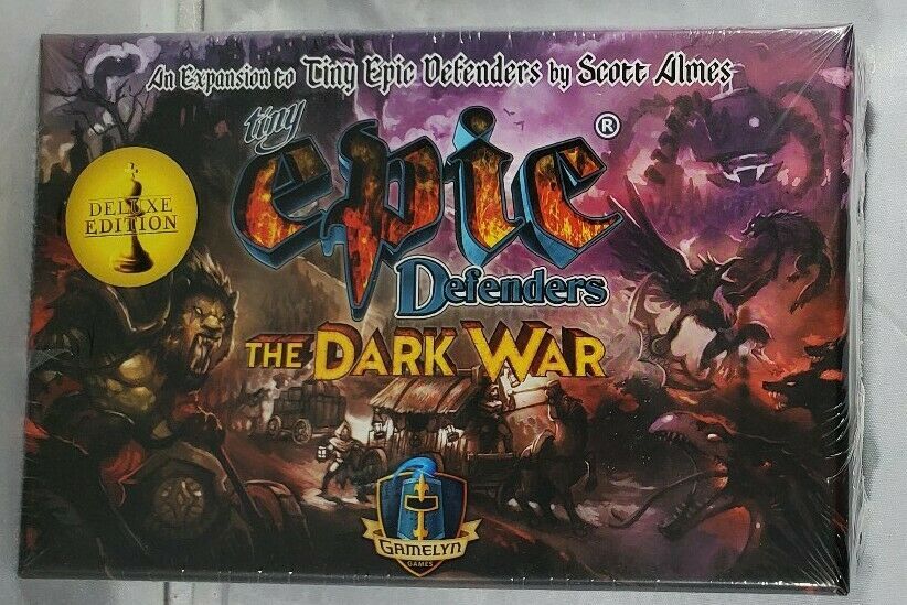 Tiny Epic Defenders: The Dark War – Deluxe Edition board game cover