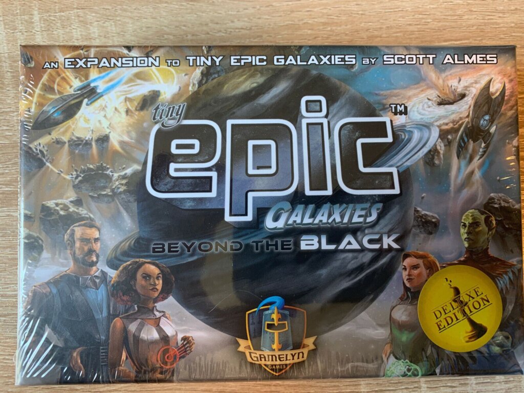Tiny Epic Galaxies: Beyond the Black – Deluxe Edition board game cover