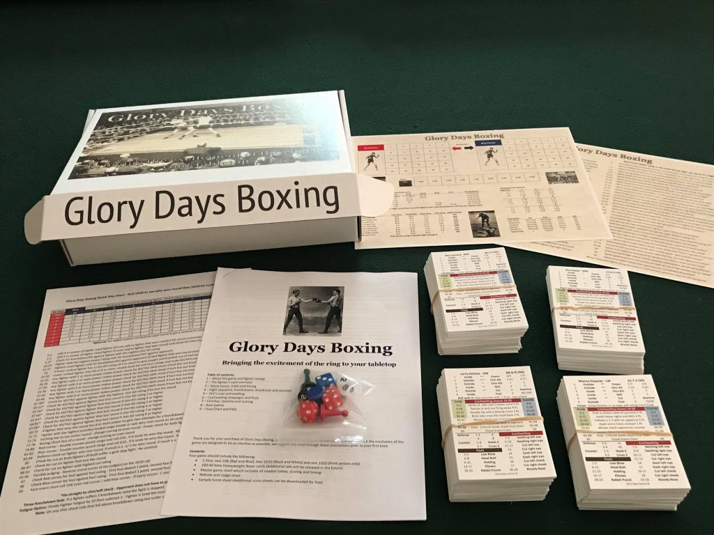Glory Days Boxing board game cover