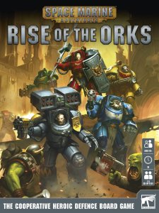Space Marine Adventures: Rise of the Orks board game cover
