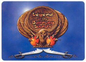 Legend of the Burning Sands board game cover