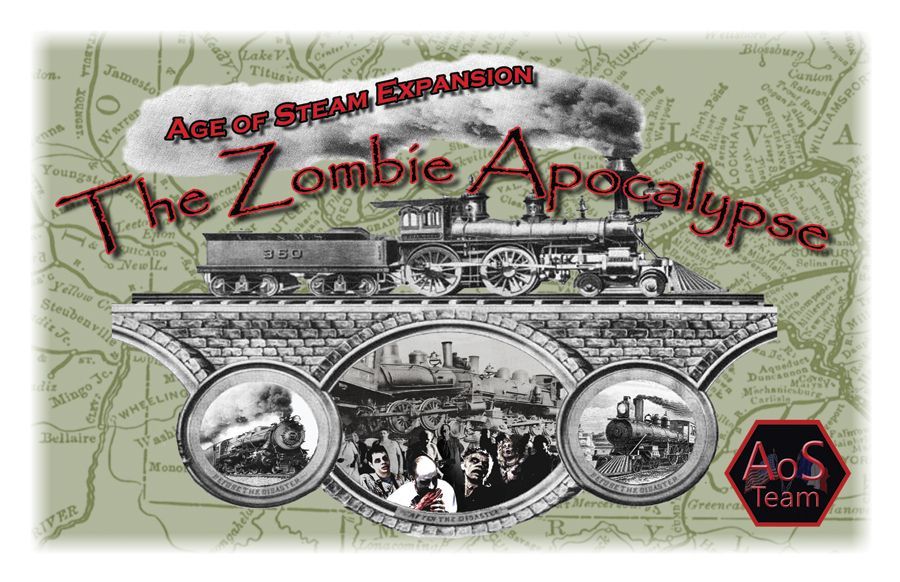 Age of Steam Expansion: The Zombie Apocalypse board game cover