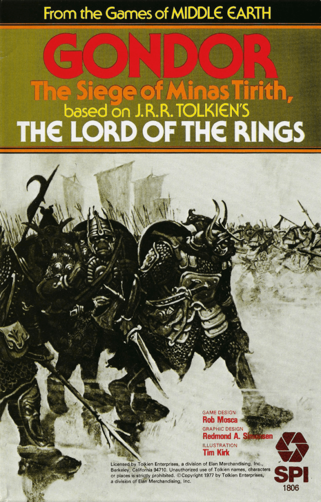 Gondor: The Siege of Minas Tirith board game cover