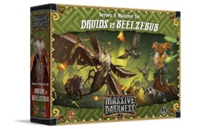 Massive Darkness 2: Heroes & Monster Set – Druids vs Beelzebub board game cover