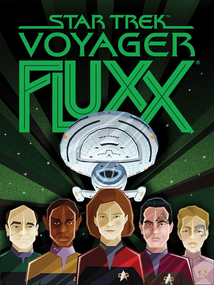 Star Trek: Voyager Fluxx board game cover