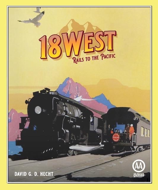 18West: Rails to the Pacific board game cover