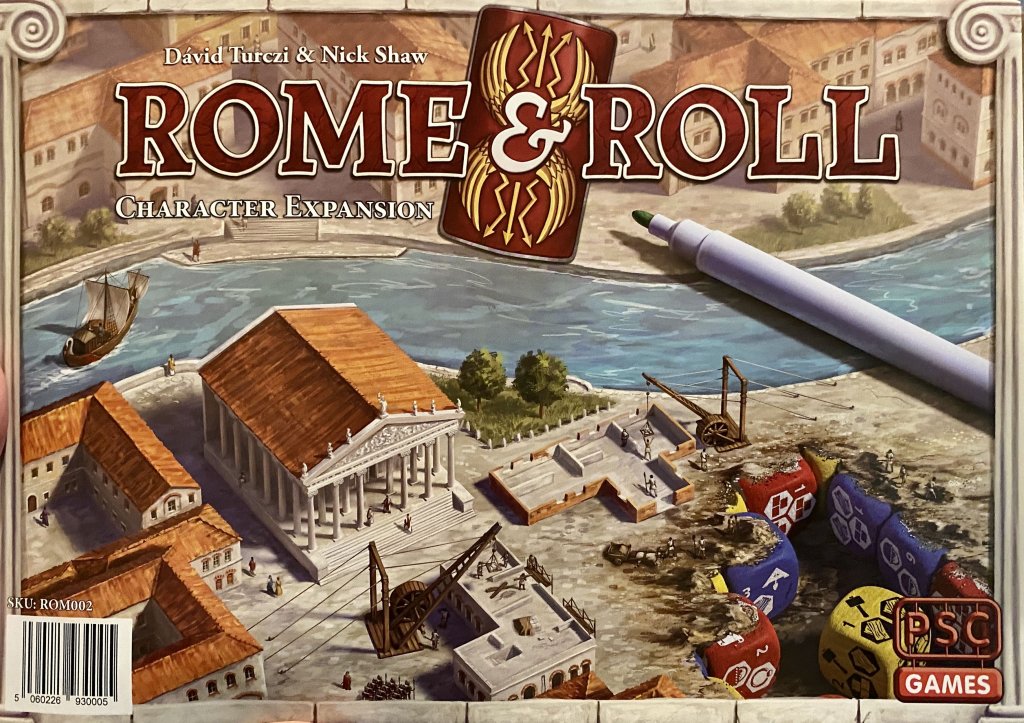 Rome & Roll: Character Expansion board game cover