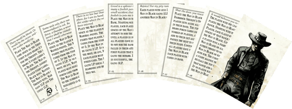Western Legends: The Man In Black – Multiplayer Variant Promo Cards board game cover
