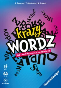 Krazy Wordz board game cover