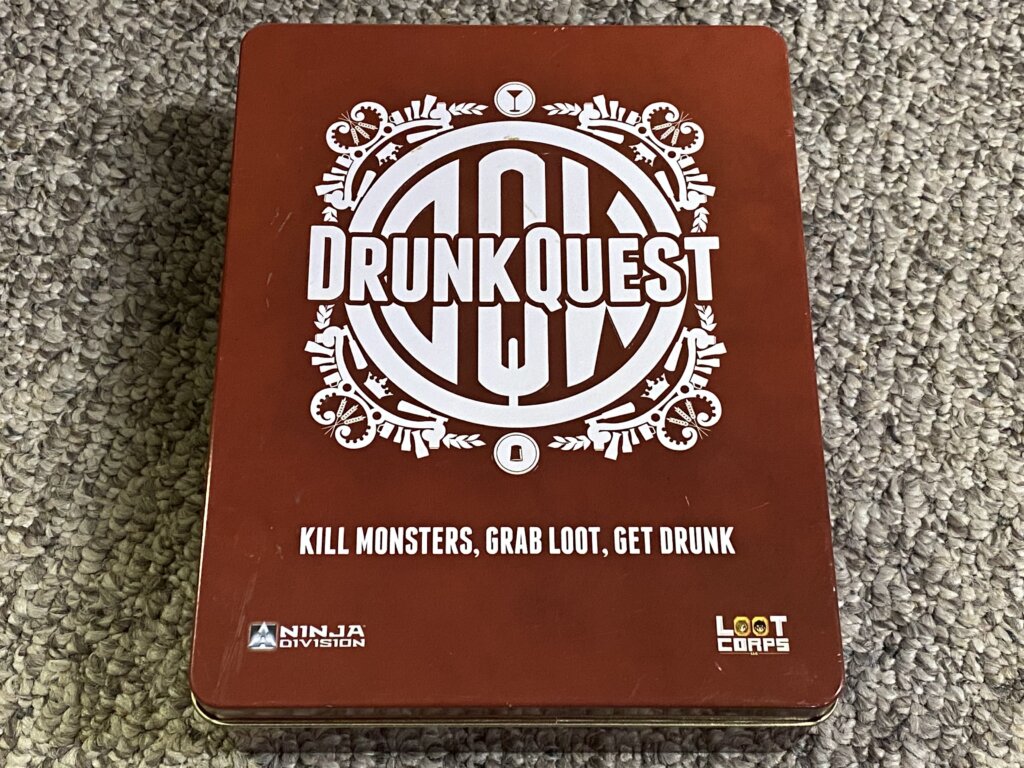 DrunkQuest board game cover