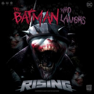 The Batman Who Laughs Rising board game cover