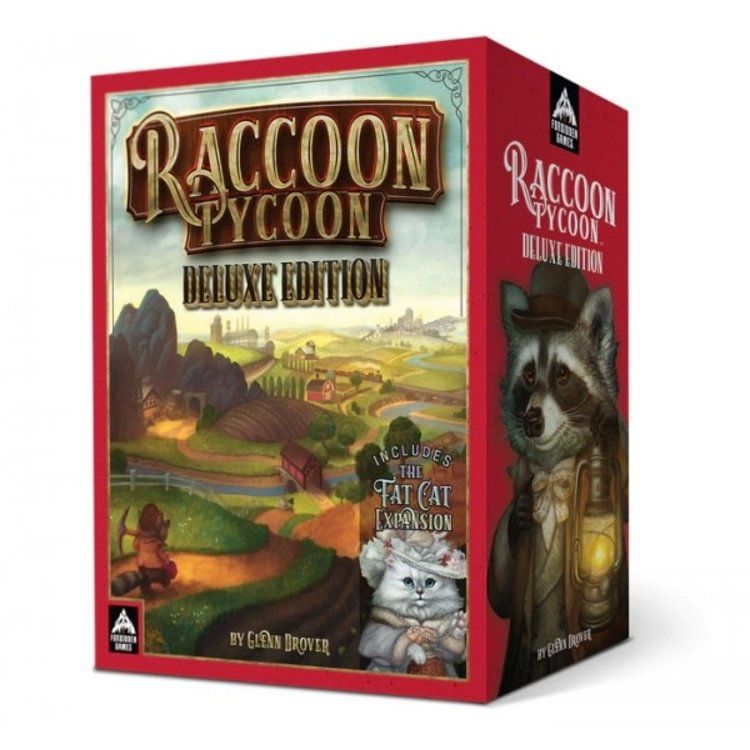 Raccoon Tycoon: Deluxe Edition board game cover