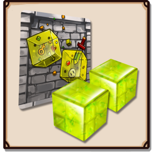 Dungeon Drop: Gelatinous Cubes Mini-Expansion board game cover